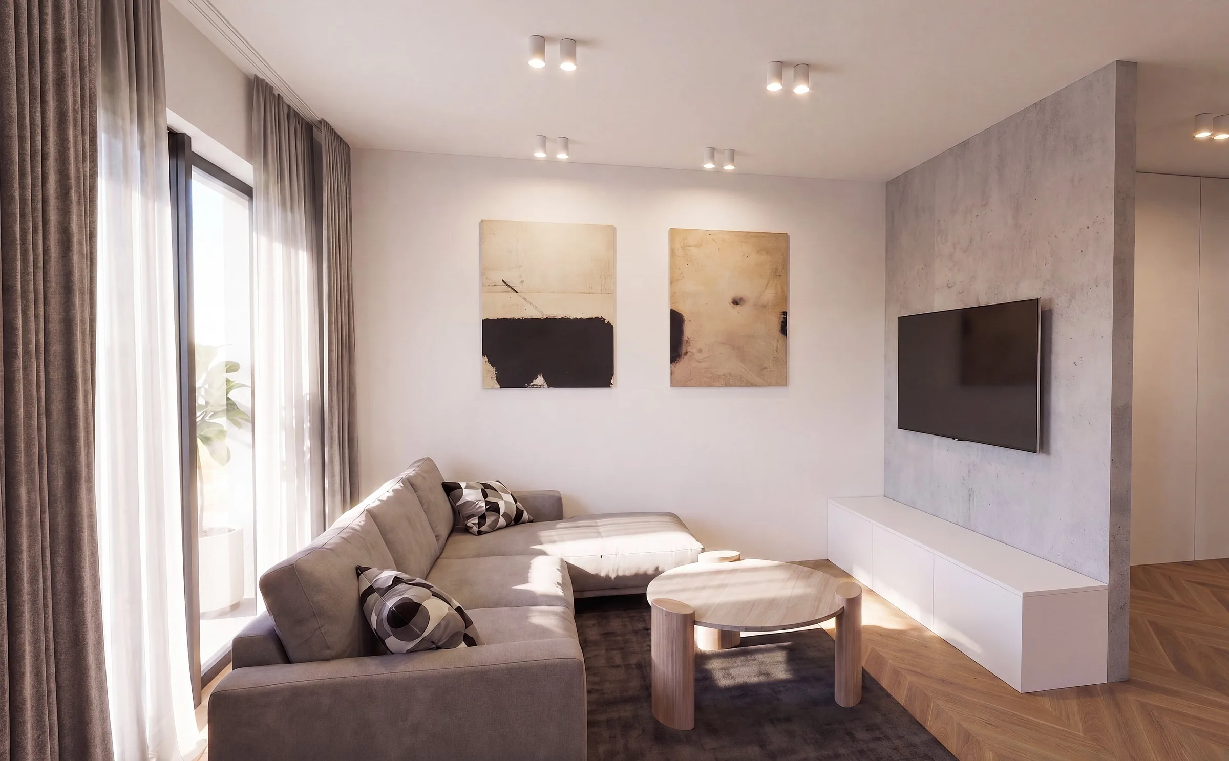 Apartment A3 with terrace and old town view